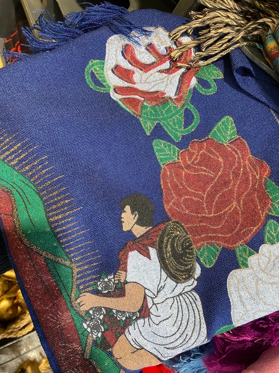 Our Lady Of Guadalupe Rdescent Blanket, Mother Mary Blanket, Vrgn