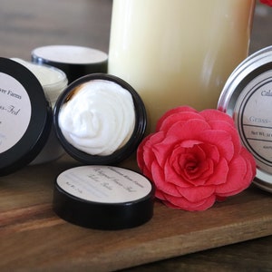 Organic Coffee & Vanilla Bean Infused Grass Fed Whipped Tallow Balm l Body Butter USDA Certified Grass Fed Tallow Tallow Skincare Lotion bild 4