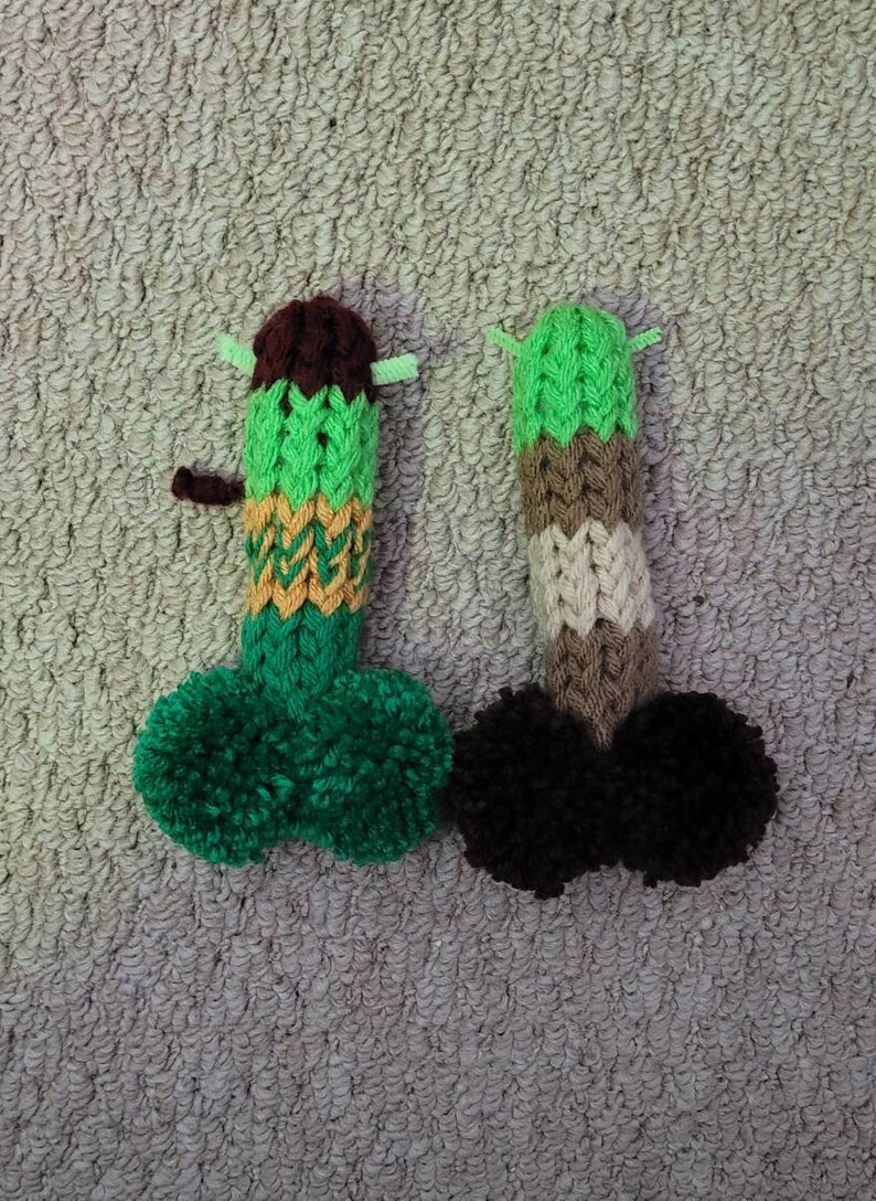 Shrek Peens: Hand Knit Plush Peen Pals - Etsy