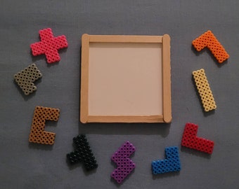 Perler Bead Tetris Puzzle