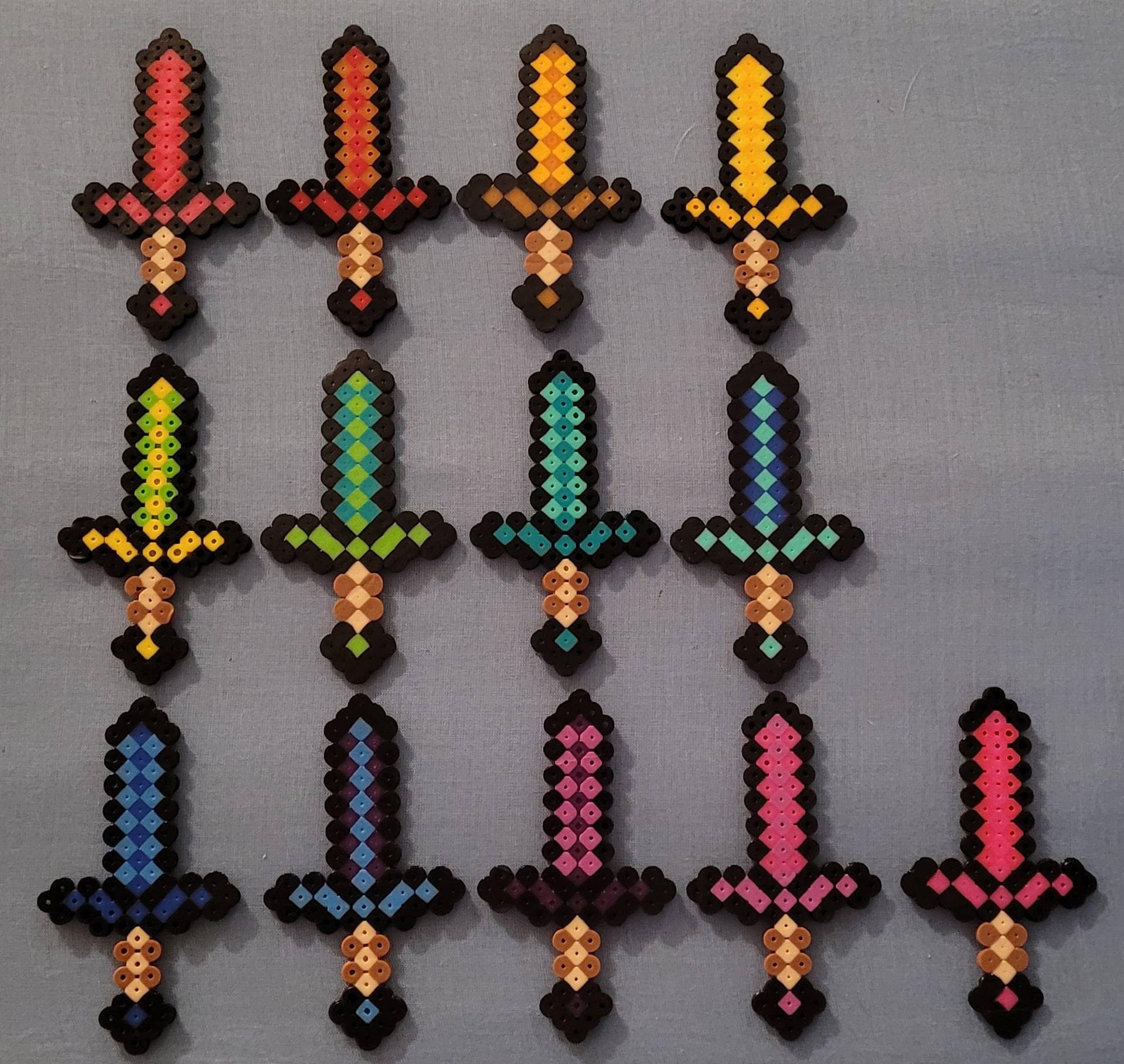 Minecraft Perler Beads Sword