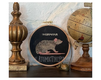 Rat Marauder Cross Stitch Pattern