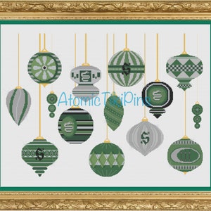 Cross Stitch Pattern:  Wizard Ornaments Green House
