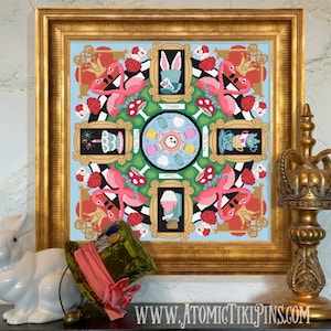 Wonderland Mandala Cross Stitch/ Needlepoint Pattern