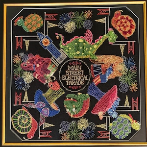 Magical Light Parade Mandala Cross Stitch Pattern PDF