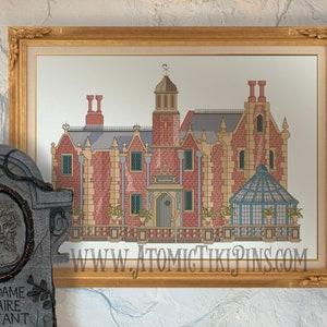 Cross Stitch Pattern: Haunted Mansion #2