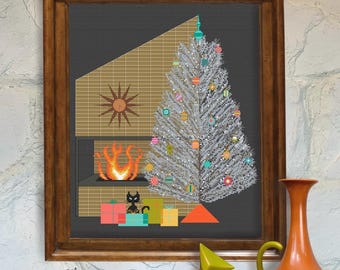 Atomic Christmas Cross Stitch Pattern