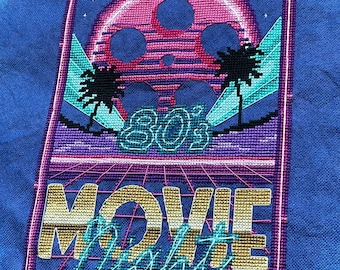 80s Movie Night SAL Cross Stitch Pattern