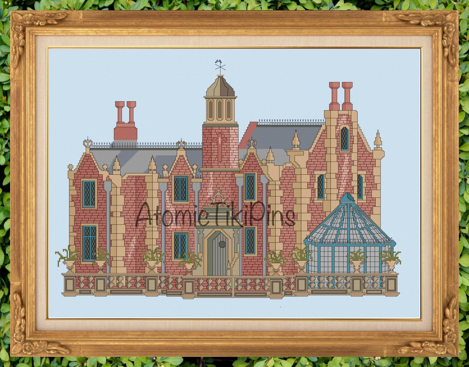 Cross Stitch Pattern: Haunted Mansion Florida | Etsy