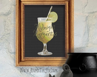 Cross Stitch Pattern:  Midnight Margaritas (Large)
