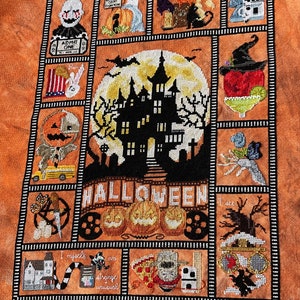 Halloween Movie Night Stitch-along Cross Stitch Pattern