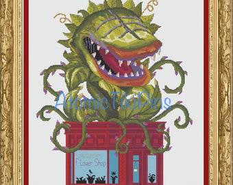 Cross Stitch Pattern: Monster Plant