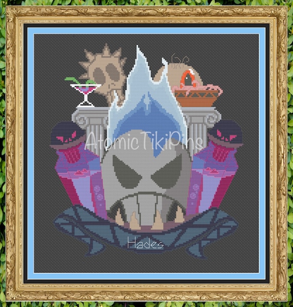 Haed Designs Hades Crest Cross Stitch Pattern PDF - Etsy UK