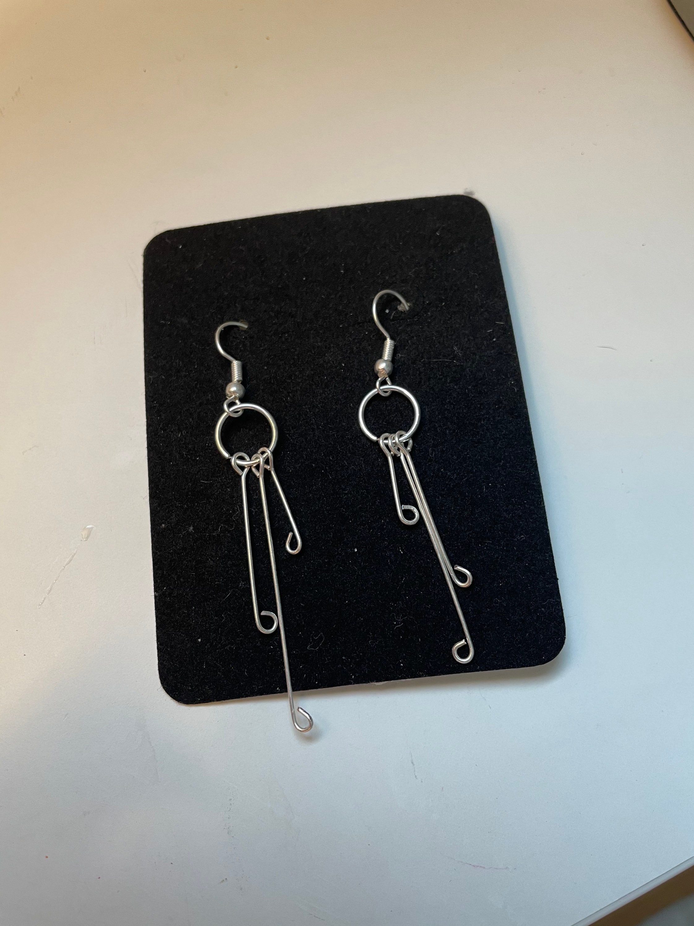 Long drop earrings Etsy