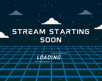 Twitch Starting Soon Screen Animated - Animated Twitch Screen - Twitch Offline Screen - Twitch Overlay - Overlay for Twitch