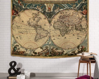 Sailing Heaven Nautical Map Antique Sailing Map | Etsy