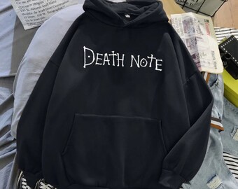 Death Note Hoodie Etsy Uk