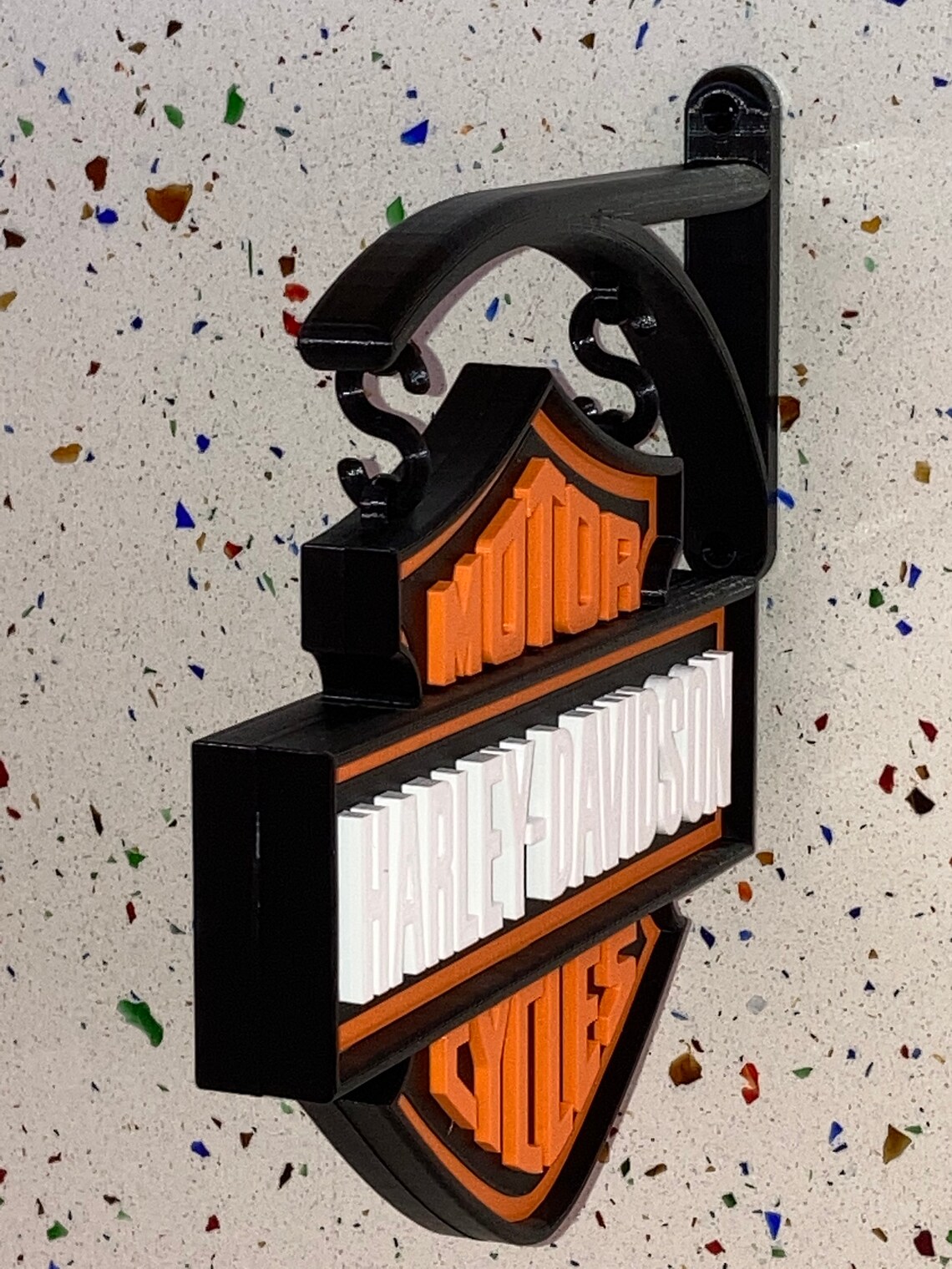 Harley Davidson Wall Hanging Sign Etsy