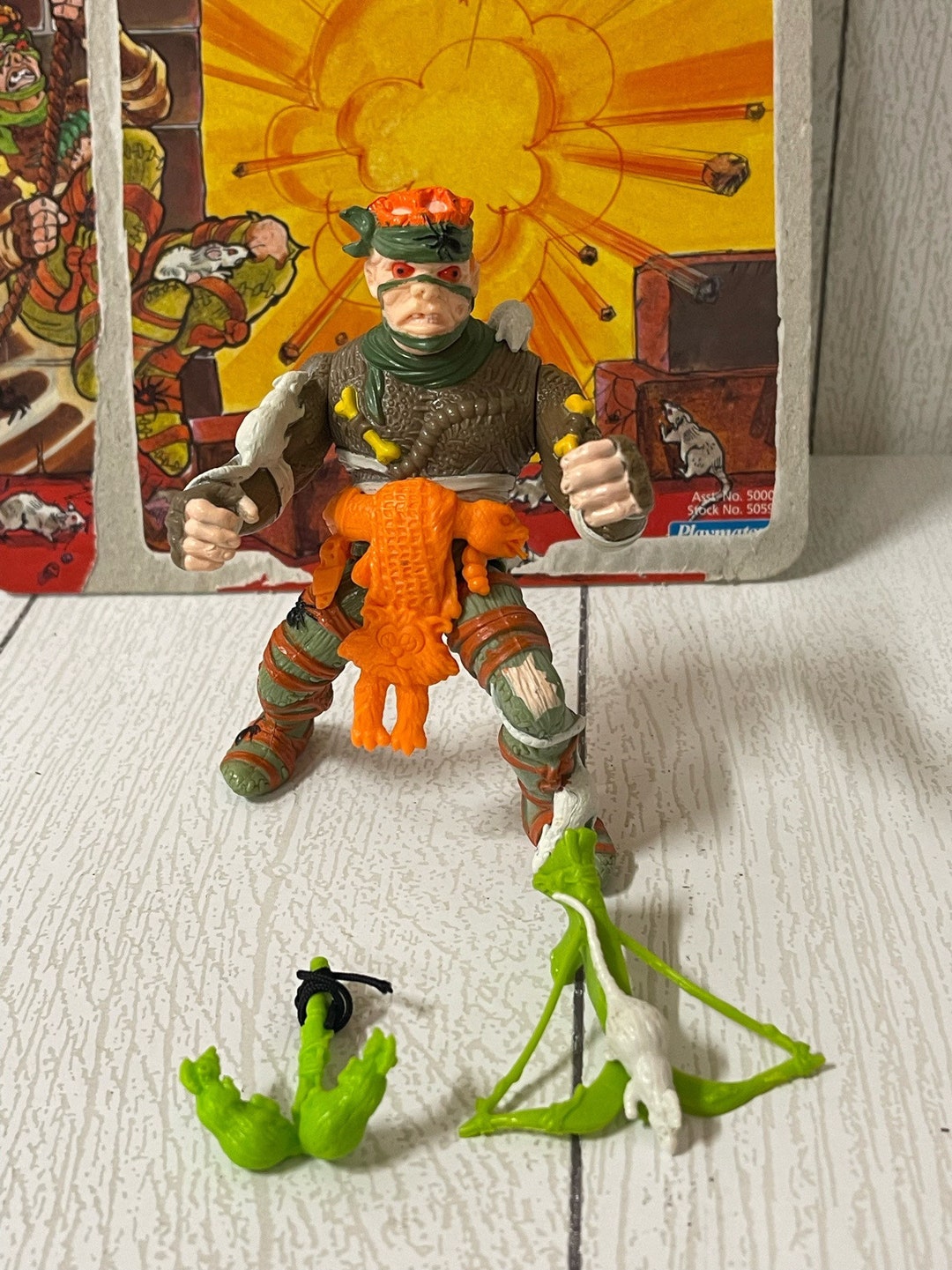 Playmates Teenage Mutant Ninja Turtles TMNT Mirage Studios Rat King 19 –  Vintage Action Figures