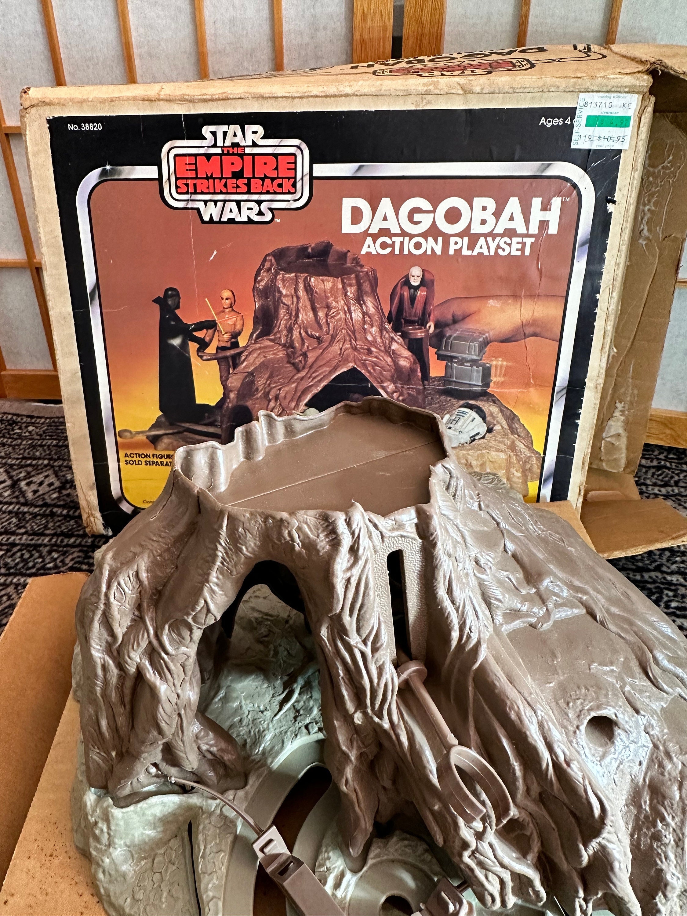 Vintage Star Wars Dagobah 38820 Action Playset Kenner 1981 Not Complete