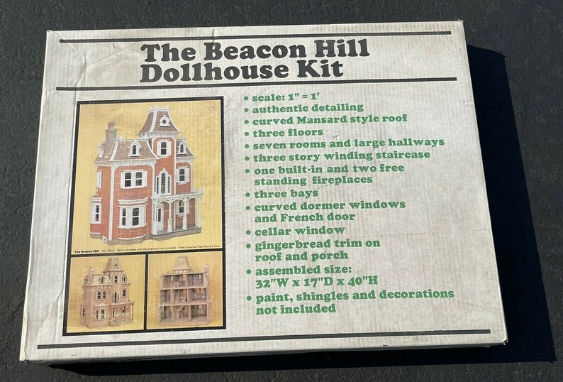 NIB the Beacon Hill Dollhouse Kit by Greenleaf Dollhouses Etsy