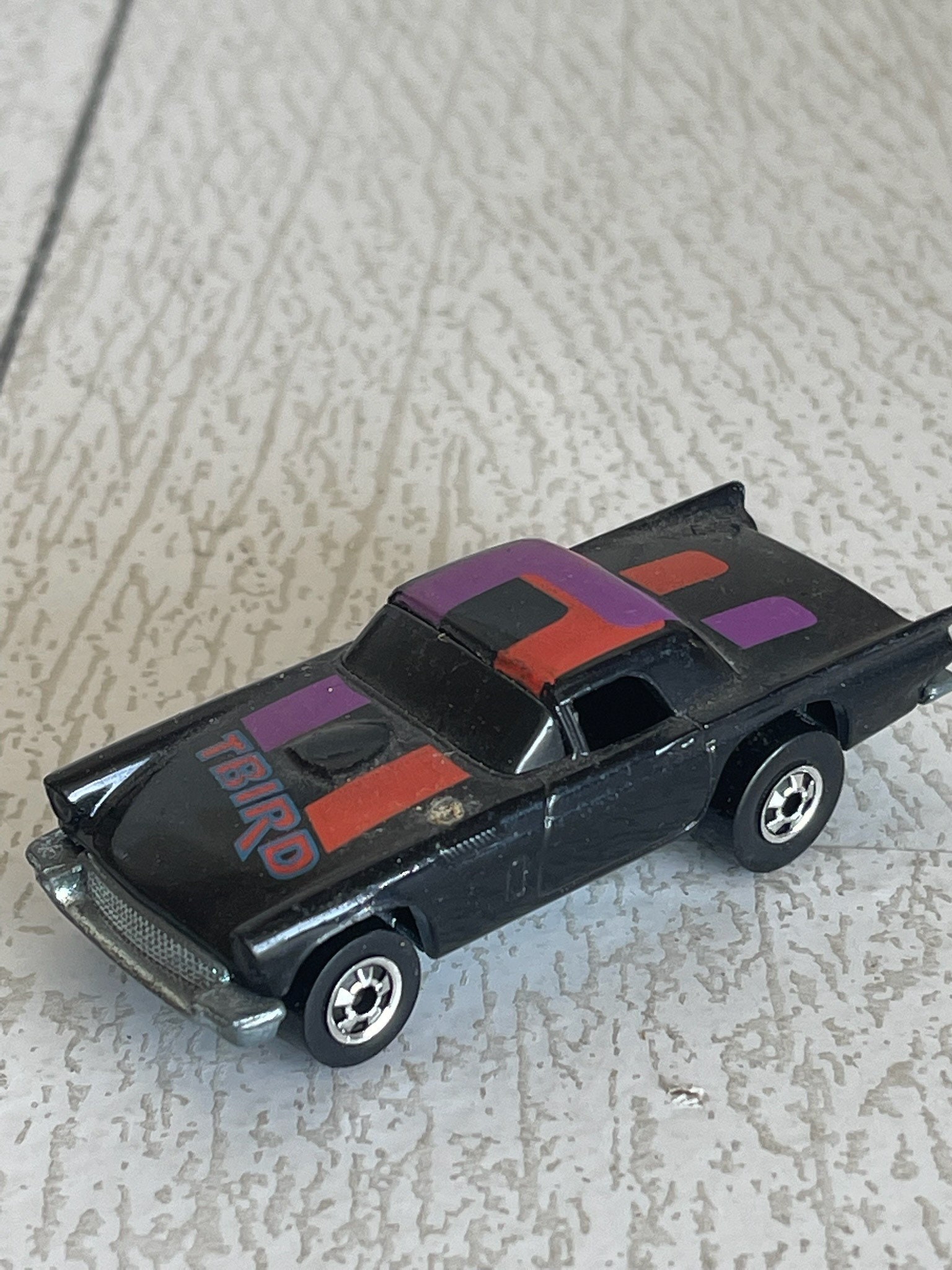 Hot Wheels Vintage 1977 Hot Wheels 57 T bird Cars Color Black B61