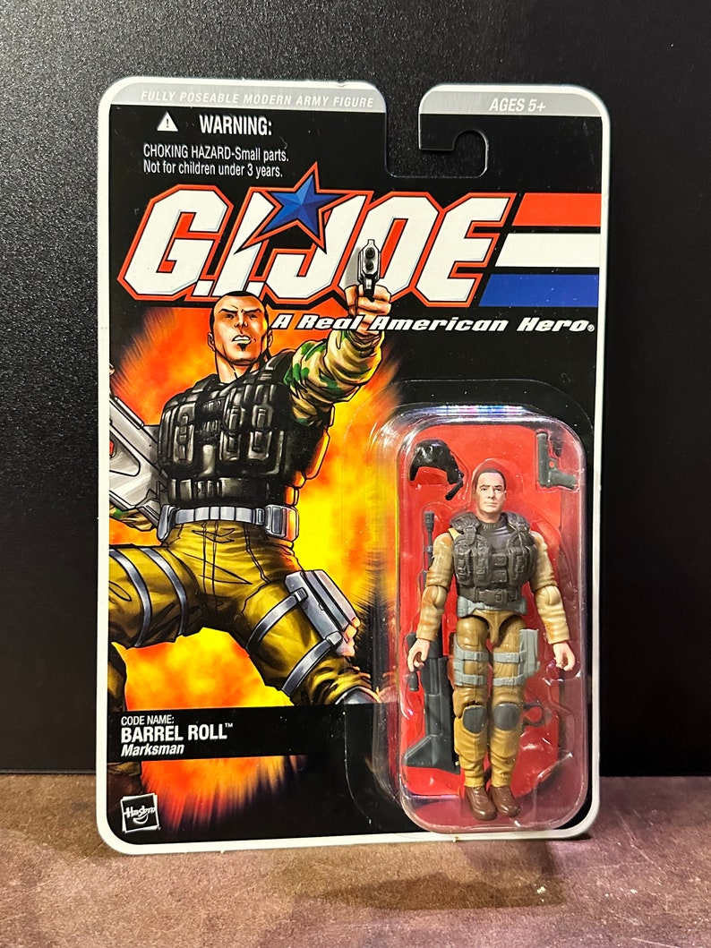 G.I. Joe Real American Hero Barrel Roll Action Figure Etsy