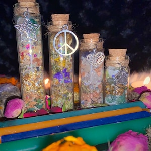 Wish Upon a Jar Candles,Glowing Manifestation,Intention jar.Wish Jars,Meditation jar,prayer jar,focal jars candle