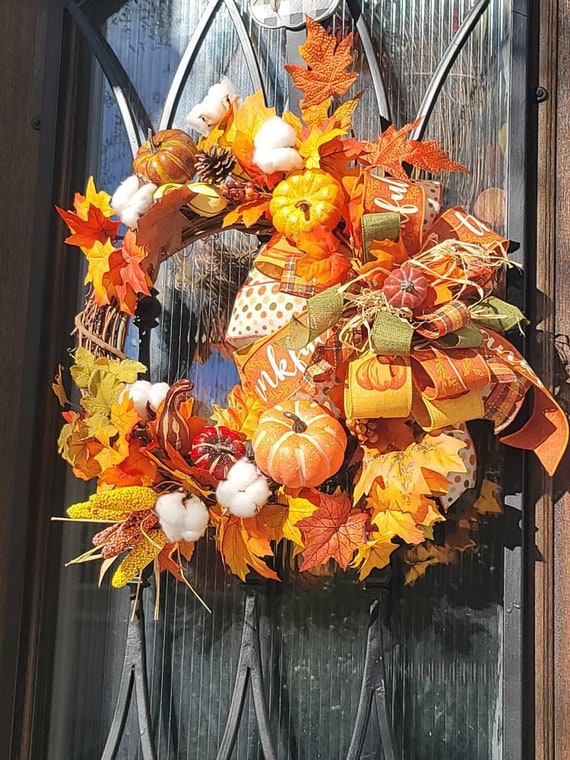 Cotton Fall Wreath