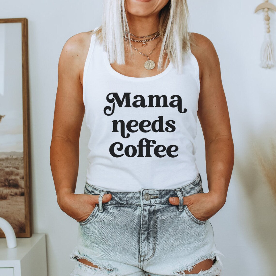 Download Mama Needs Coffee SVG Mom Life SVG Blessed Mama SVG Mom | Etsy