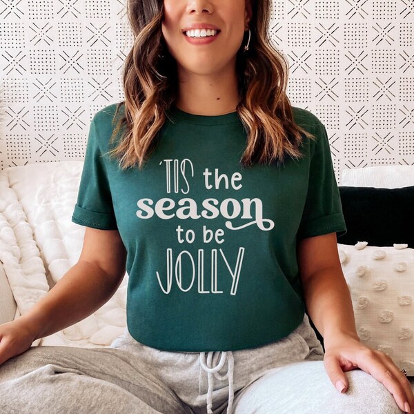 Tis The Season to be Jolly Svg, Santa Svg, Funny Christmas Svg, Holiday Svg, Trendy Christmas Shirt Svg, Trendy Christmas Sign Svg