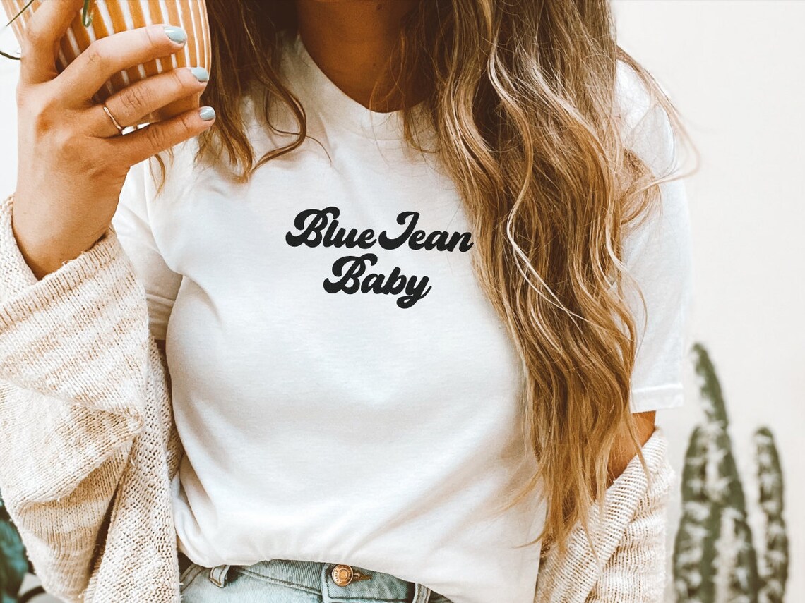 Blue Jean Baby Svg Elton John Svg Song Lyrics Svg Music Etsy