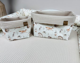 Utensilo forest animals, handmade baby accessory, BÄRLI baby accessory gift for birth