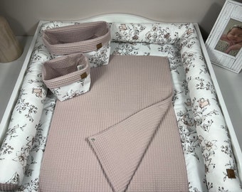 COMPLETE set changing mat changing pad WILD FLOWER