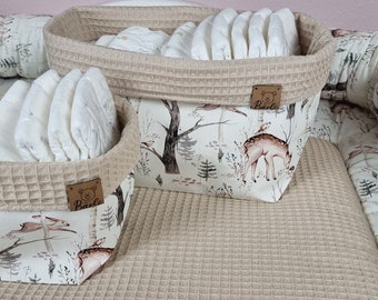 Utensilo Forest Friends, handmade baby accessory, BÄRLI baby accessory gift for birth