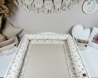SET COMPLET matelas à langer tapis à langer animaux de la forêt