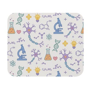 Alfombrilla de ratón con temática científica: ideal para estudiantes, investigadores y profesionales, regalo para amantes de la ciencia y accesorios de oficina.