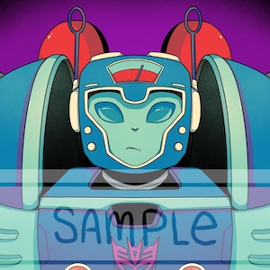 Transformers Comic Decepticon Prints