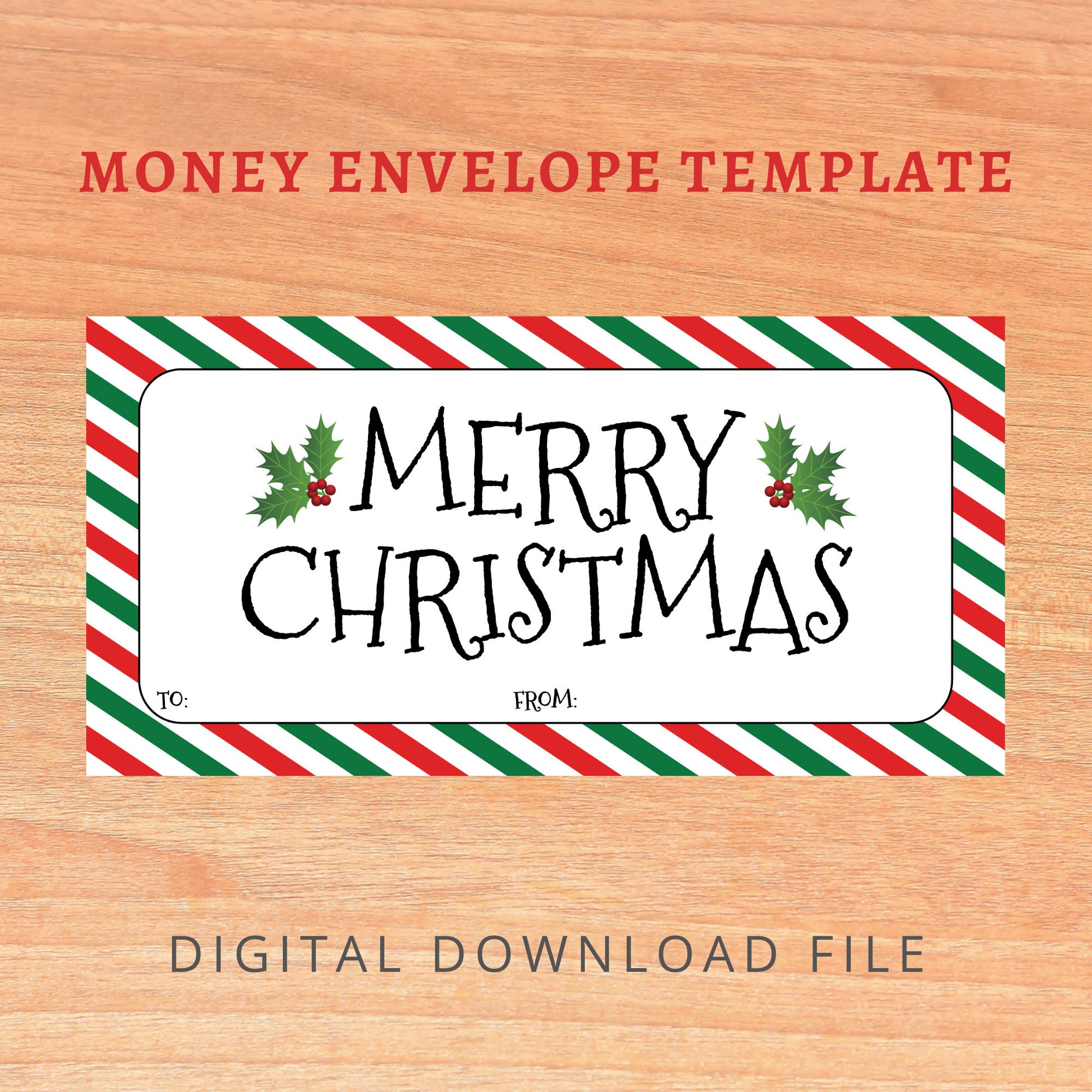 Printable Christmas Money Gift Envelope Money Envelope Gift Etsy UK