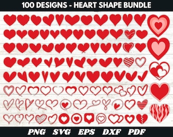Paquete de SVG de corazón, SVG de corazón, SVG de corazón dibujado a mano, SVG de corazón abierto, SVG de corazón con garabatos, SVG de corazón con bocetos, SVG de amor, SVG de San Valentín, Cricut, PNG, DXF