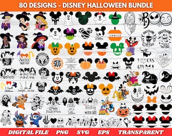 Mickey Halloween SVG, Mickey and Minnie Halloween SVG, Mouse Halloween svg, Cartoon Halloween svg, Kids Halloween svg, SVG Mickey Halloween