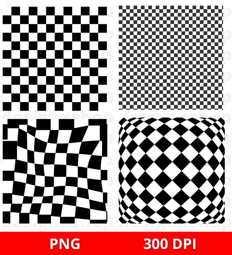 Checkerboard Svg Bundle, Checker Board Png, Racing Checkered Patterns ...