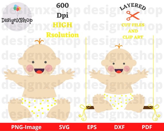Baby svg, boy svg, girl svg, Baby Boy Clipart, Cute Baby Svg, Baby shower svg, Baby Girl, Baby Boy, Birthday, SVG | PNG | EPS | Dxf | Pdf
