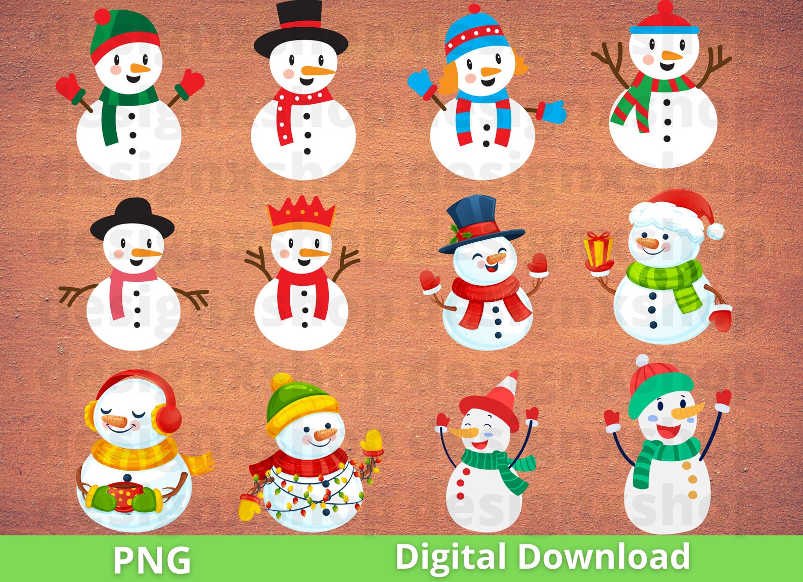 Snowman SVG Bundle, Snowman Svg, Snow Svg, Winter Svg, Snowman Clipart ...