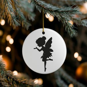 Sylwetka wróżki w formacie SVG | Uroczy plik SVG z wróżką do Cricut | Wróżka w formacie PNG, Dxf, Eps, Pdf, Jpg | Clipart z dziewczyną z fantazji | Użytek komercyjny zdjęcie 8