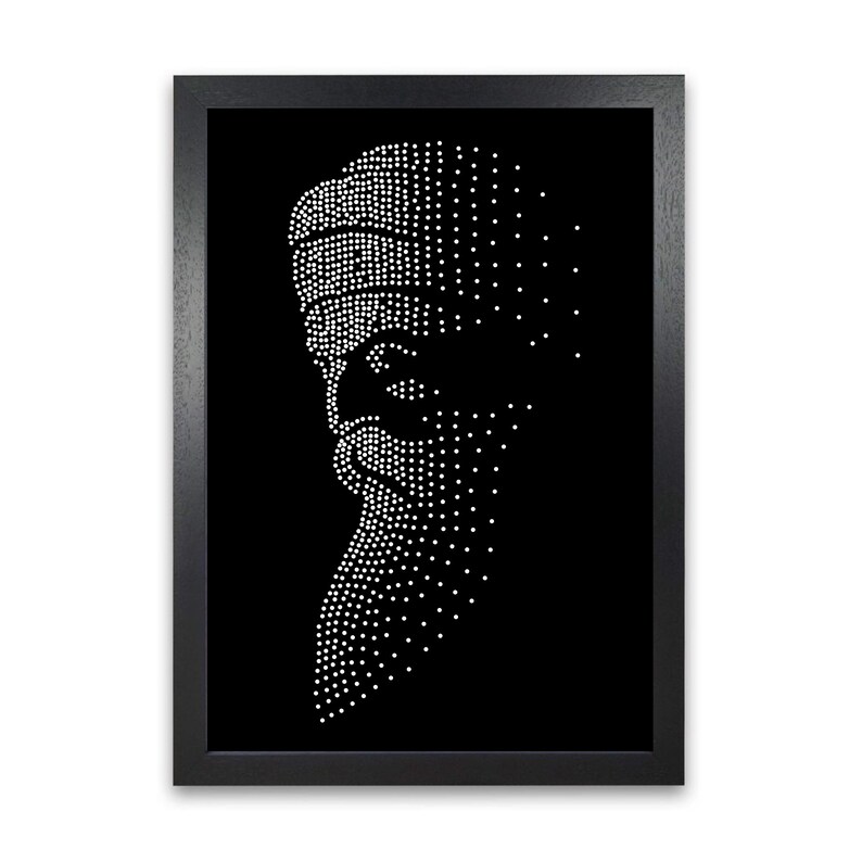 Guru Nanak Dev Ji Art Print, Dotted Art Print, Sikhism, Ik Omkar, Religion, Sikh Art, Guru Nanak Art Digital Download SVG, JPG and PDF Files image 4