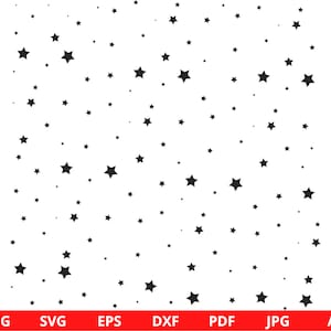 Sterrenpatroon SVG, ster Sparkle Svg, sterren sjabloon Svg, ster svg, sterren achtergrond, STARS patroon gesneden bestanden voor Cricut, digitale download