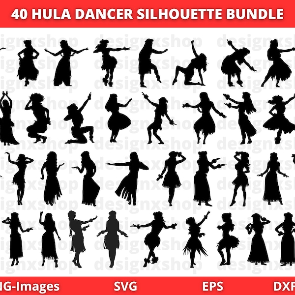 Hula Dancer Svg, Hawaiian Girl Svg, Hawaii clipart, dancer svg, Hula svg, SVG, eps, dxf, png