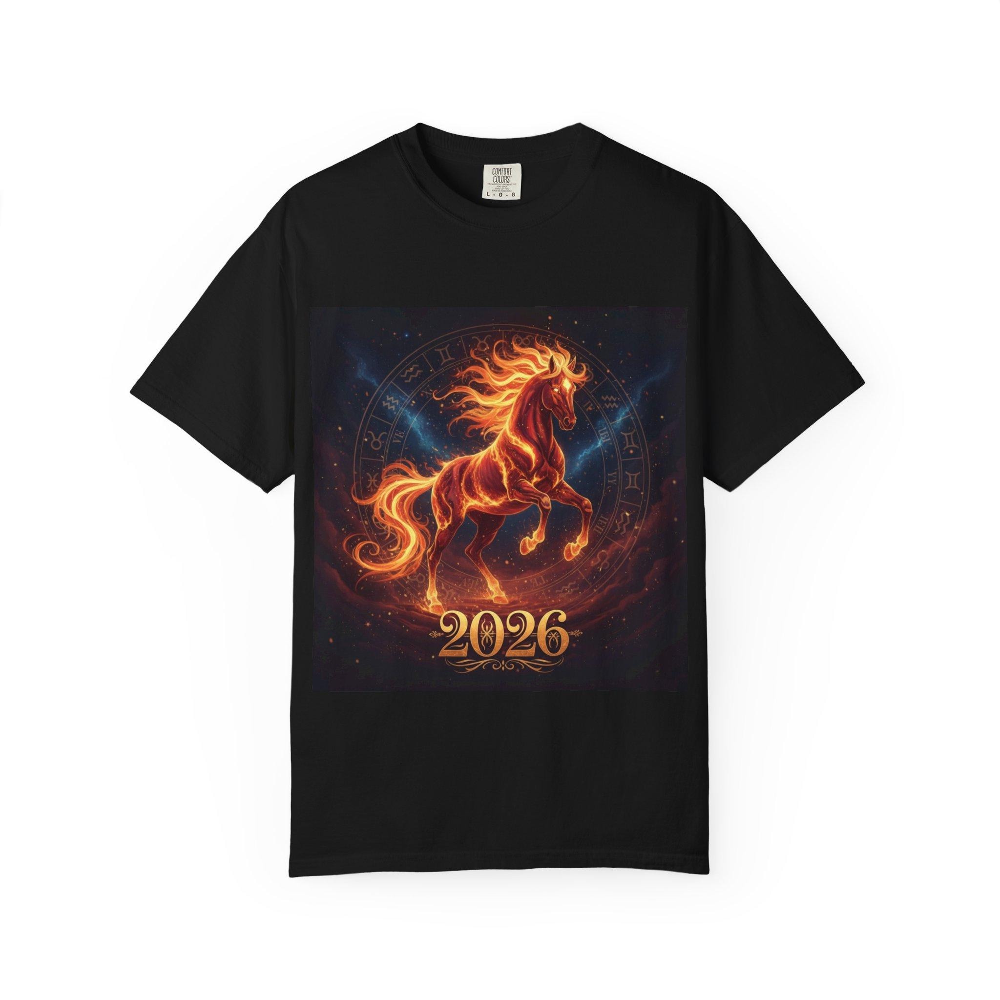 2026 Fire Horse Zodiac PNG | Year of the Horse Astrology Art | Flaming ...