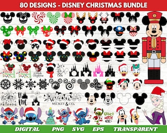 Mickey Christmas SVG, Mickey and Minnie Christmas SVG, Mouse Christmas svg, Cartoon Christmas svg, Kids Christmas svg, Disney Christmas svg